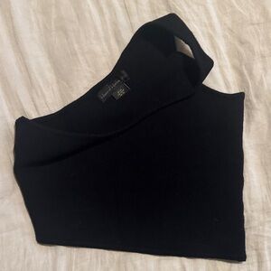 House of Harlow 1960 Black Crop Top